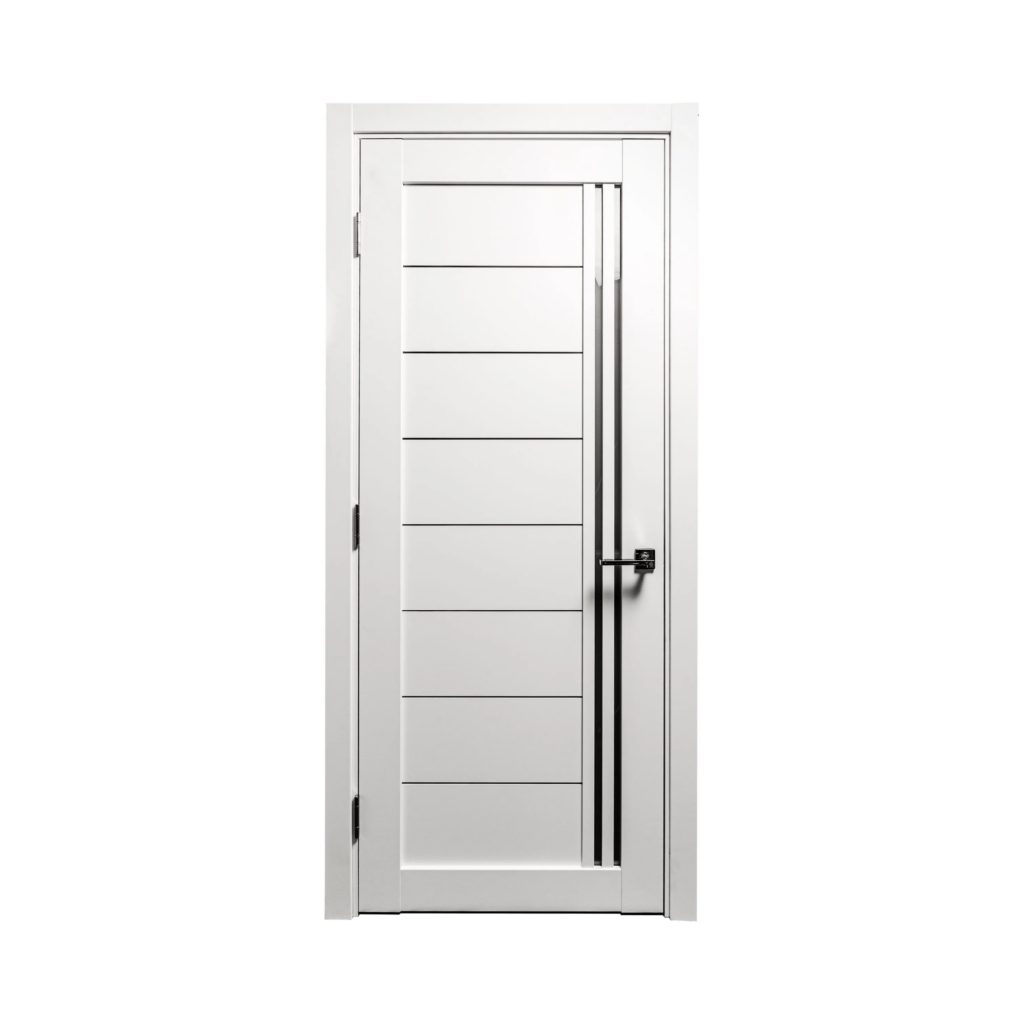 Modern interior door LV-18 Matt White Matt