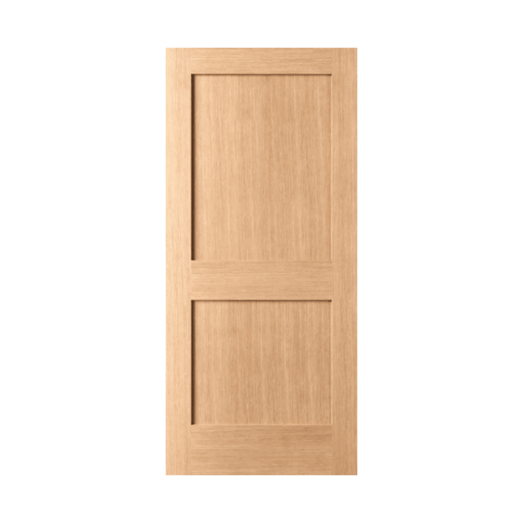 Montecito Interior White Oak 2-Panel Shaker Door