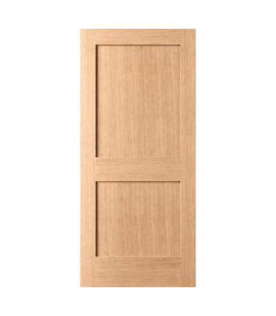 Montecito Interior White Oak 2-Panel Shaker Door