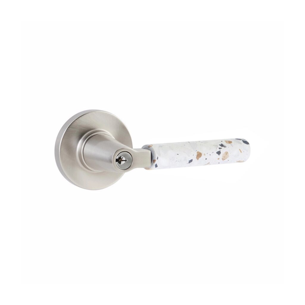 SELECT Key In L-Square Light Terrazzo Lever