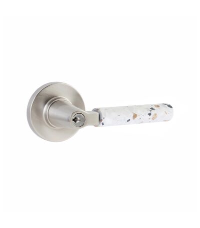 SELECT Key In L-Square Light Terrazzo Lever