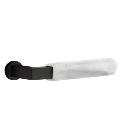 Emtek Select White Marble Door Lever