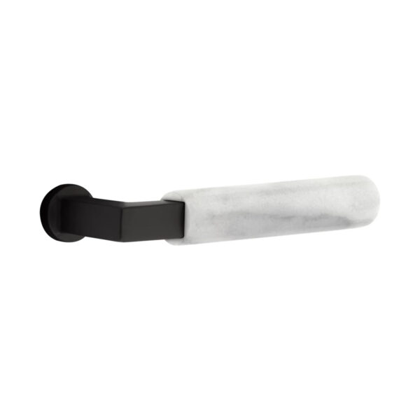 Emtek Select White Marble Door Lever