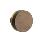 Emtek Conical Dark Walnut Door Knob