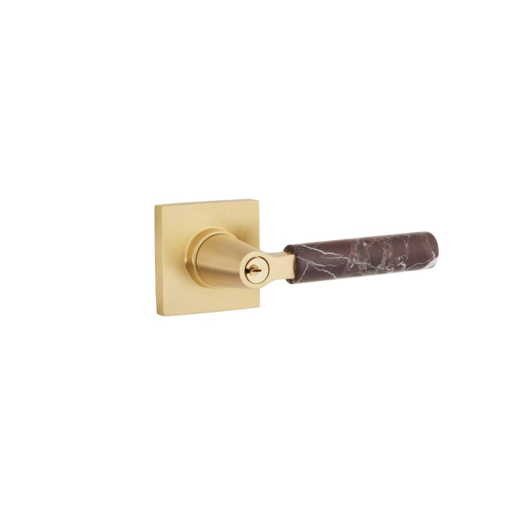 SELECT Key In L-Square Rosso Levanto Marble Lever